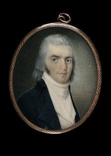Portrait of a Gentleman with Initials H. D. C., ca. 1795. Creator: Unknown.