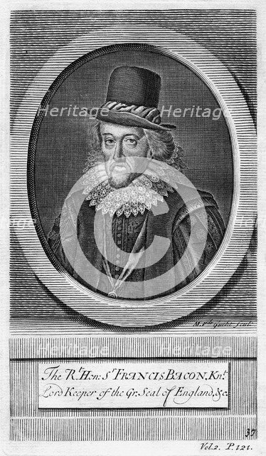 Sir Francis Bacon, Viscount St Albans, English philosopher, scientist and statesman.Artist: M van de Gucht