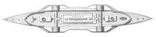 Deck plan of the Bessemer saloon-steamer, 1872. Creator: Unknown.