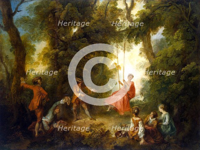 Swing', 1730s. Creator: Lancret, Nicolas (1690-1743).