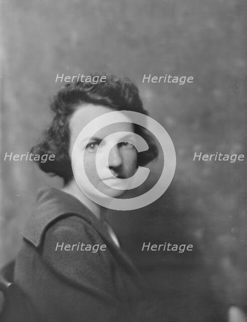 Miss Church, portrait photograph, 1918 May 25. Creator: Arnold Genthe.