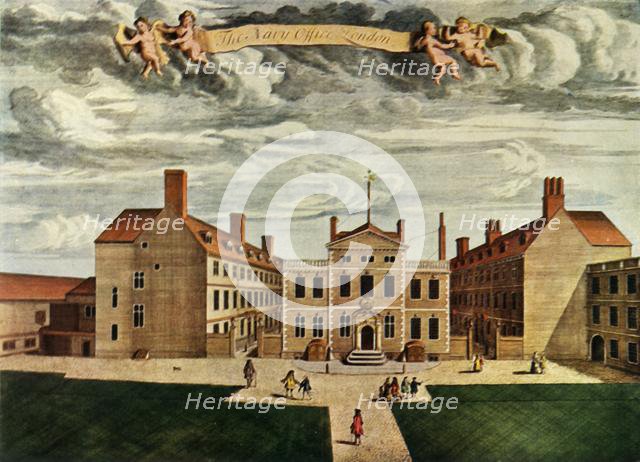 The Navy Office, Crutched Friars, London, 1714, (1943).  Creator: Unknown.
