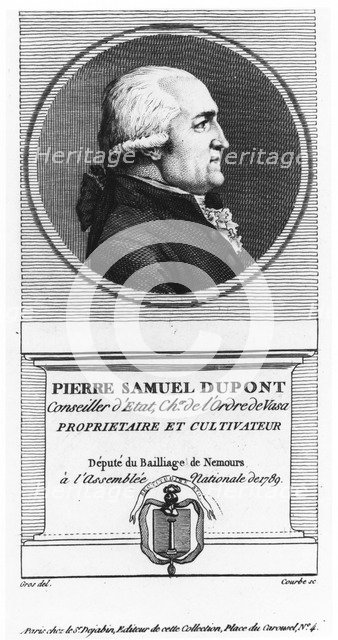 Pierre Samuel Du Pont de Nemours (1739-1817), 1789.
