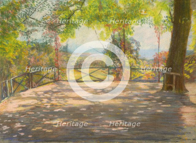 Motif in Park, around 1900. Creator: Ladislav Mednyanszky.