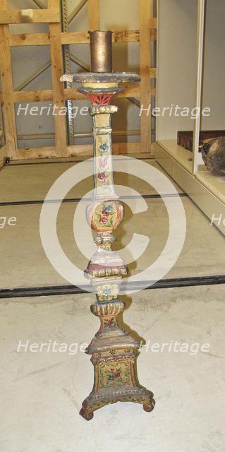 Candleholder (2 of 2), 1700s. Creator: Unknown.