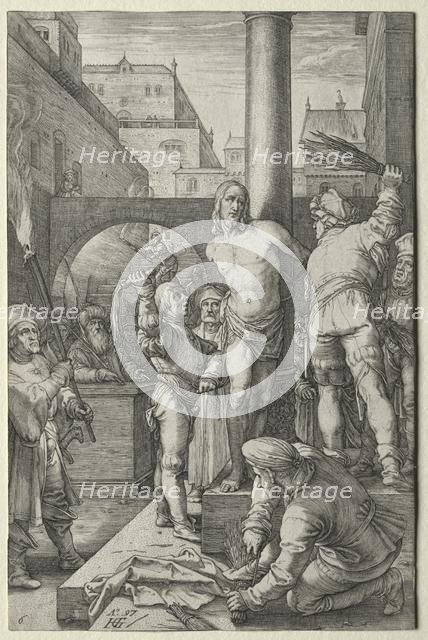 The Flagellation (from The Passion). Creator: Hendrick Goltzius (Dutch, 1558-1617).