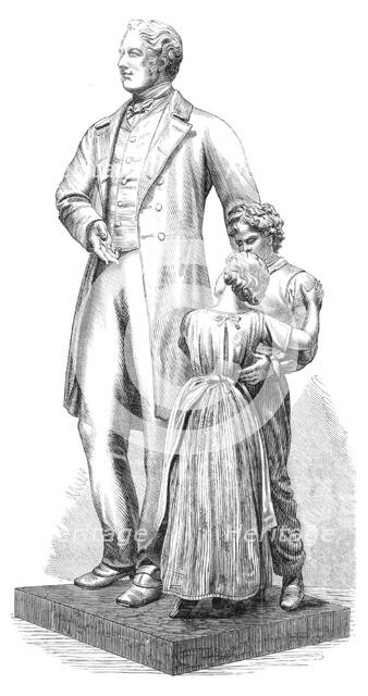 Statue of Richard Oastler at Bradford, 1869. Creator: Unknown.