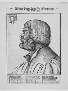 Portrait of Dürer, early 16th century. Creator: Erhard Schön.