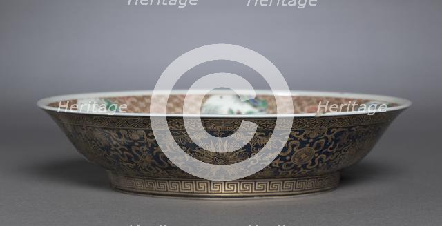 Dish with Zhang Guolao, 1662-1722. Creator: Unknown.