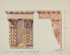 Wall Bracket (Ecclesiastical), c. 1940. Creator: Dayton Brown.