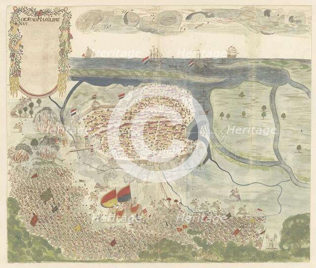 The siege of the city of Machilipatnam (Masulipatnam), 1675-1725. Creator: Anon.