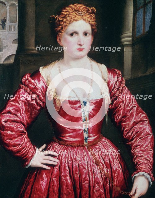 'Portrait of a Young Woman', c1550. Artist: Paris Bordone