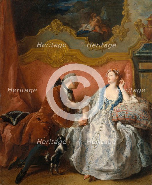 The Declaration of Love, ca. 1724. Creator: Jean Francois de Troy.