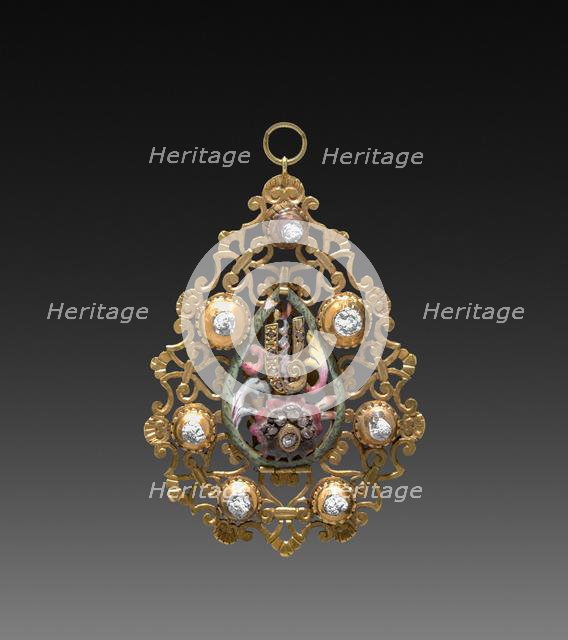 Pendant (part 2), 1700s. Creator: Unknown.