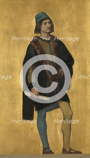 The Architect Jan van de Poele, 1889. Creator: Albrecht De Vriendt.