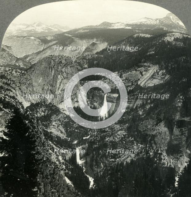 'The Sierra from Glacier Rock, Yosemite Valley, Calif.', c1930s. Creator: Unknown.