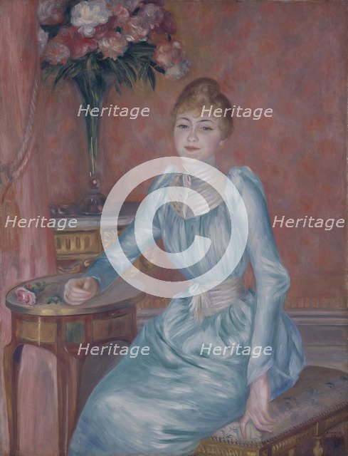 Portrait of Madame de Bonnières (Henriette Arnaud-Gentil, Gräfin de Bonnières). Artist: Renoir, Pierre Auguste (1841-1919)