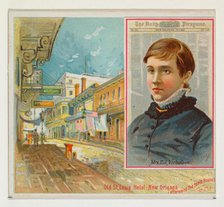 Mrs. E. J. Nicholson, The New Orleans Daily Picayune, from the American Editors series (N3..., 1887. Creator: Allen & Ginter.