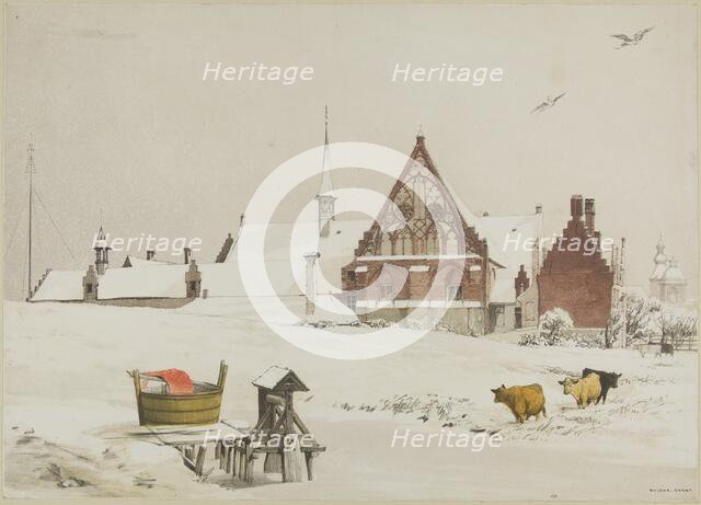 Byloke, Ghent, 1839. Creator: Thomas Shotter Boys.