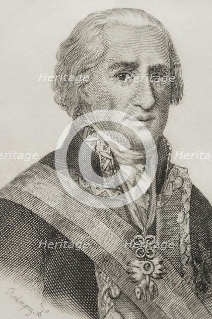 Pedro de Alcántara Téllez Girón y Pacheco (1755-1807), Spanish Lieutenant General, 1851. Creators: Martinez, Rodriguez.