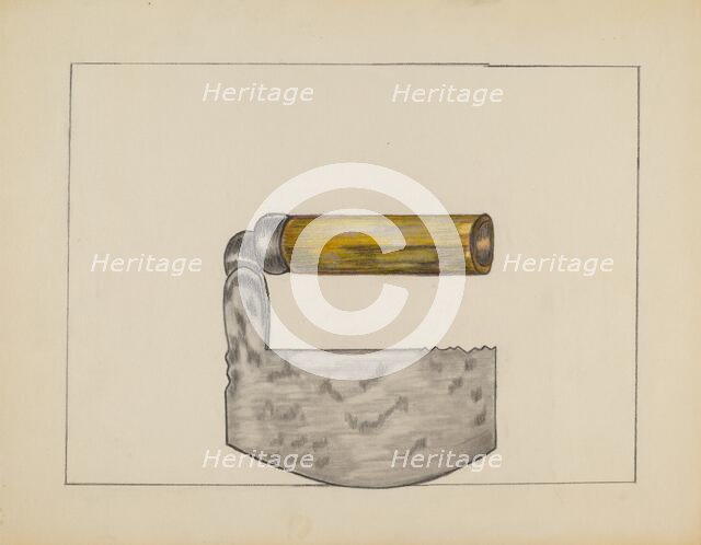 Chopping Blade, c. 1936. Creator: Mae Szilvasy.