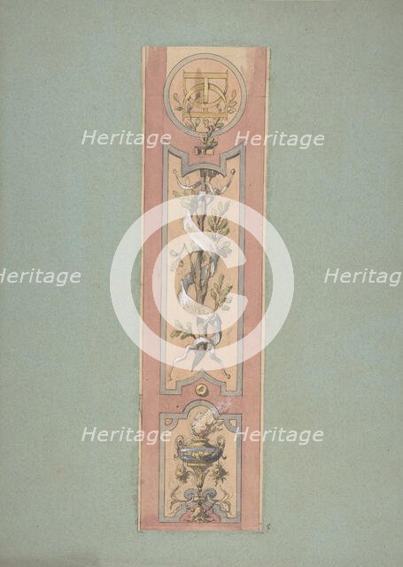 Design for Ceiling at Fontainebleau, second half 19th century. Creators: Jules-Edmond-Charles Lachaise, Eugène-Pierre Gourdet.