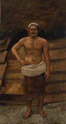 Samoan Man, ca. 1885-1899. Creator: Antonio Zeno Shindler.