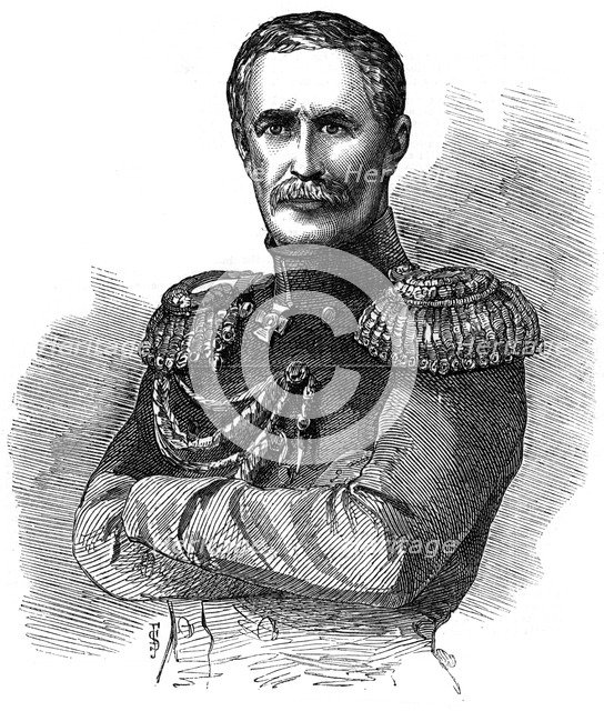 Prince Aleksandr Sergeyevich Menshikov, Russian military commander, 1853. Artist: Unknown