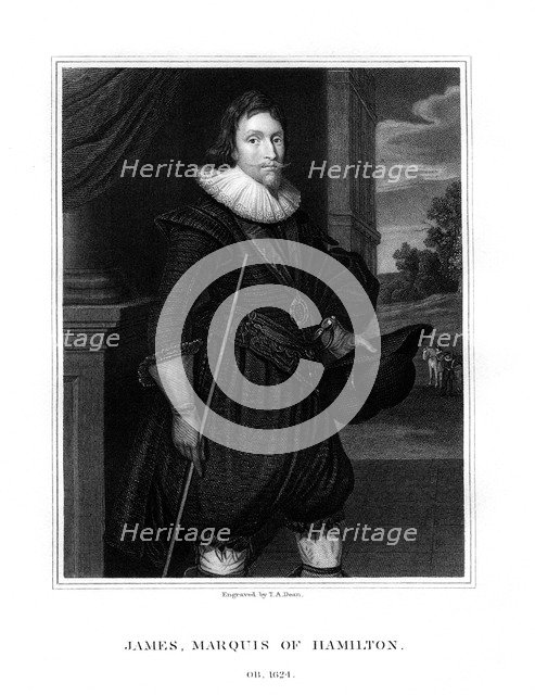 James, 2nd Marquis of Hamilton, (1828).Artist: Paulus van Somer