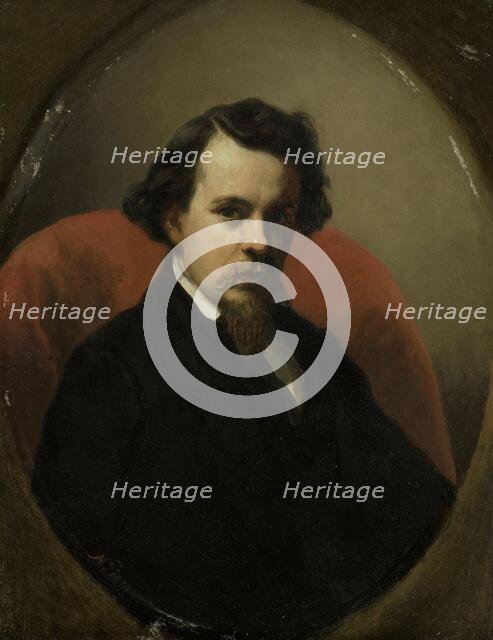 Portrait of Charles Henri Joseph Leicker, Painter, 1853. Creator: Nicolaas Pieneman.