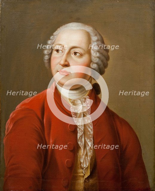 Portrait of the scholar Mikhail V. Lomonosov (1711-1765), Early 19th cen.. Artist: Anonymous  