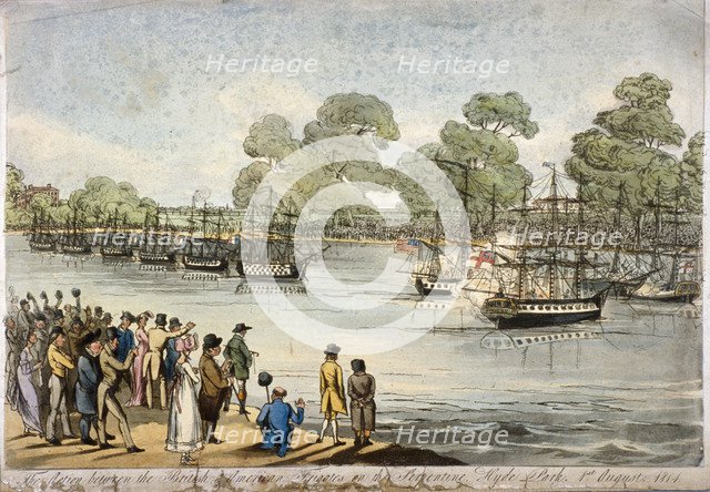 Hyde Park, London, 1814. Artist: Anon