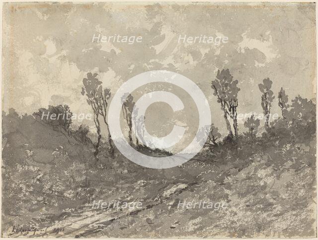 Road at Hérisson, 1911. Creator: Henri-Joseph Harpignies.