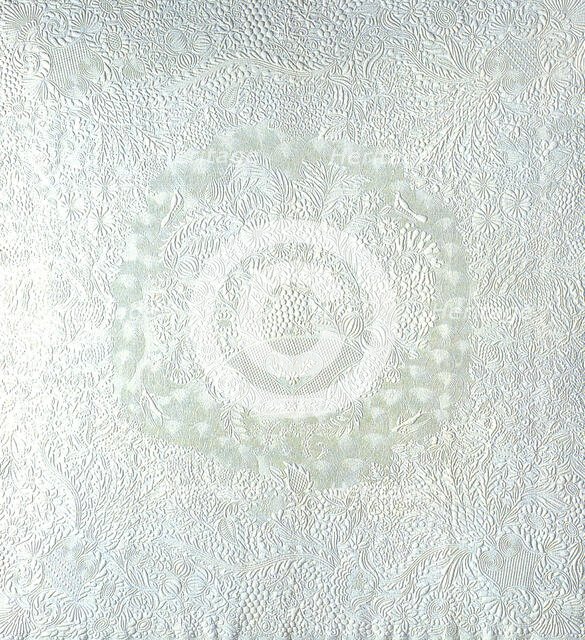 Bedcover, France, 1825/50. Creator: Unknown.