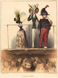 O qu'ils sont laids!, 1836. Creator: Honore Daumier.
