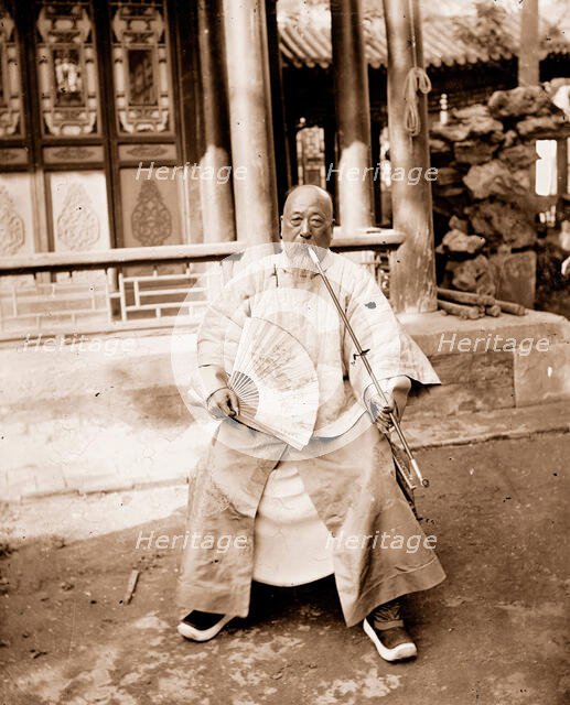 Peking, Pechili province, China: Dong Xun (1810-1892), Minister of Foreign Affairs, late Qing, 1869. Creator: John Thomson.