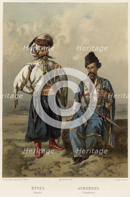 Kurd. Armenian, 1862. Creator: Frants Taikhel.