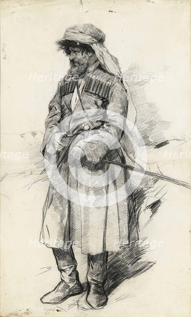 Imam Shamil on 25 August 1859, c. 1886.