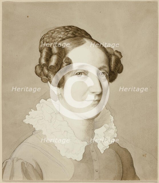 Portrait of a Woman, 1821. Creator: Julius Schnorr von Carolsfeld.