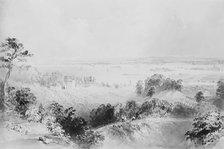 View of the Bay and Harbor of New York, from Gowanus Heights, Brooklyn, ca. 1841 or 1852. Creator: William Henry Bartlett.