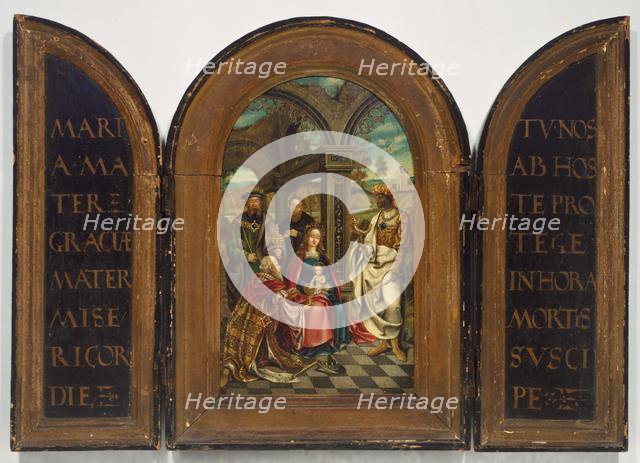 Adoration of the Magi, probably seventeenth century. Creator: Imitator of Netherlandish (Antwerp Mannerist) Painter.