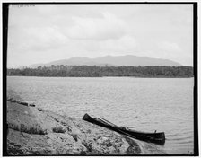 Long Lake from near Island House, Adirondack Mts., N.Y., (1902?). Creator: William H. Jackson.