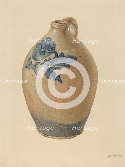 Jug, c. 1939. Creator: John Tarantino.