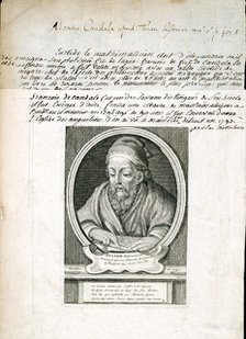 Euclid, Greek mathematician, 1740. Artist: Unknown