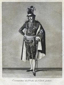 "Commandeur de l'Ordre de l'Etoile polaire", 1780s.  Creator: Johan Abraham Aleander.