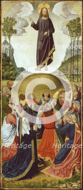 Altarpiece from Thuison-les-Abbeville: The Ascension, 1490/1500. Creator: Unknown.