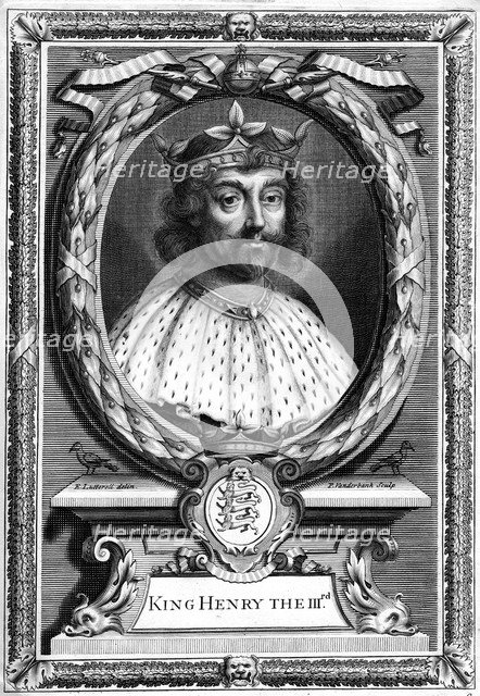 King Henry III of England.Artist: P Vanderbanck