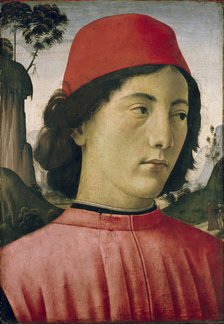 Portrait of a young Man, c1477-1478. Artist: Domenico Ghirlandaio.