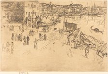 The Riva, No.I, 1879/1880. Creator: James Abbott McNeill Whistler.