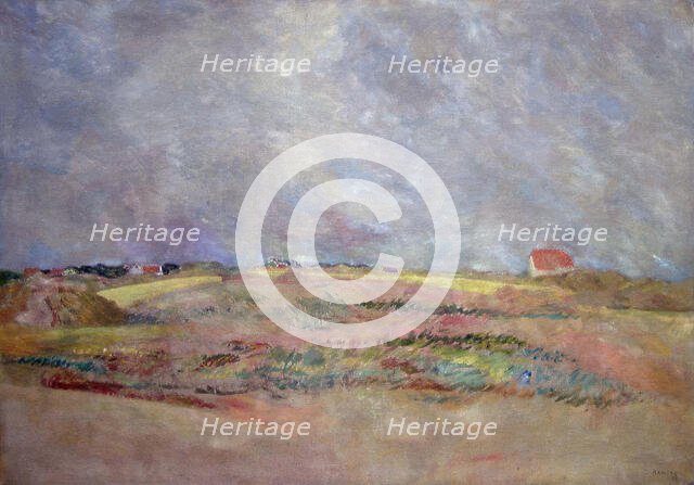 Landscape from Skagen, Denmark, 1925. Creator: Ludvig Karsten.